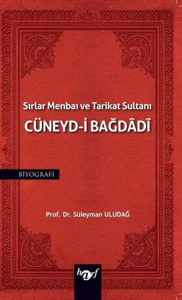 cüneyd-i bağdadi, biyografi, kitap,